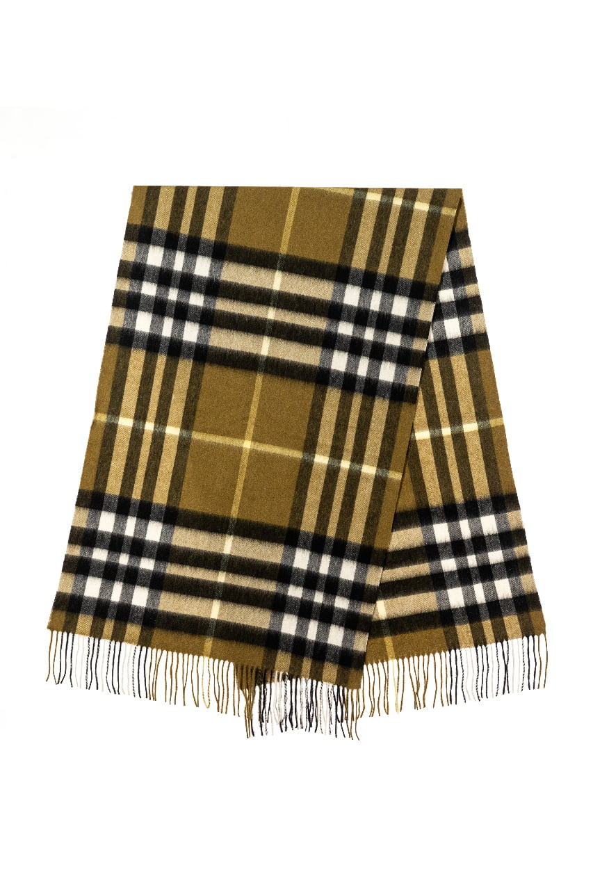 Lucchi Italy Scarf DC Check Oversized Wrap 100% Pure Lambswool