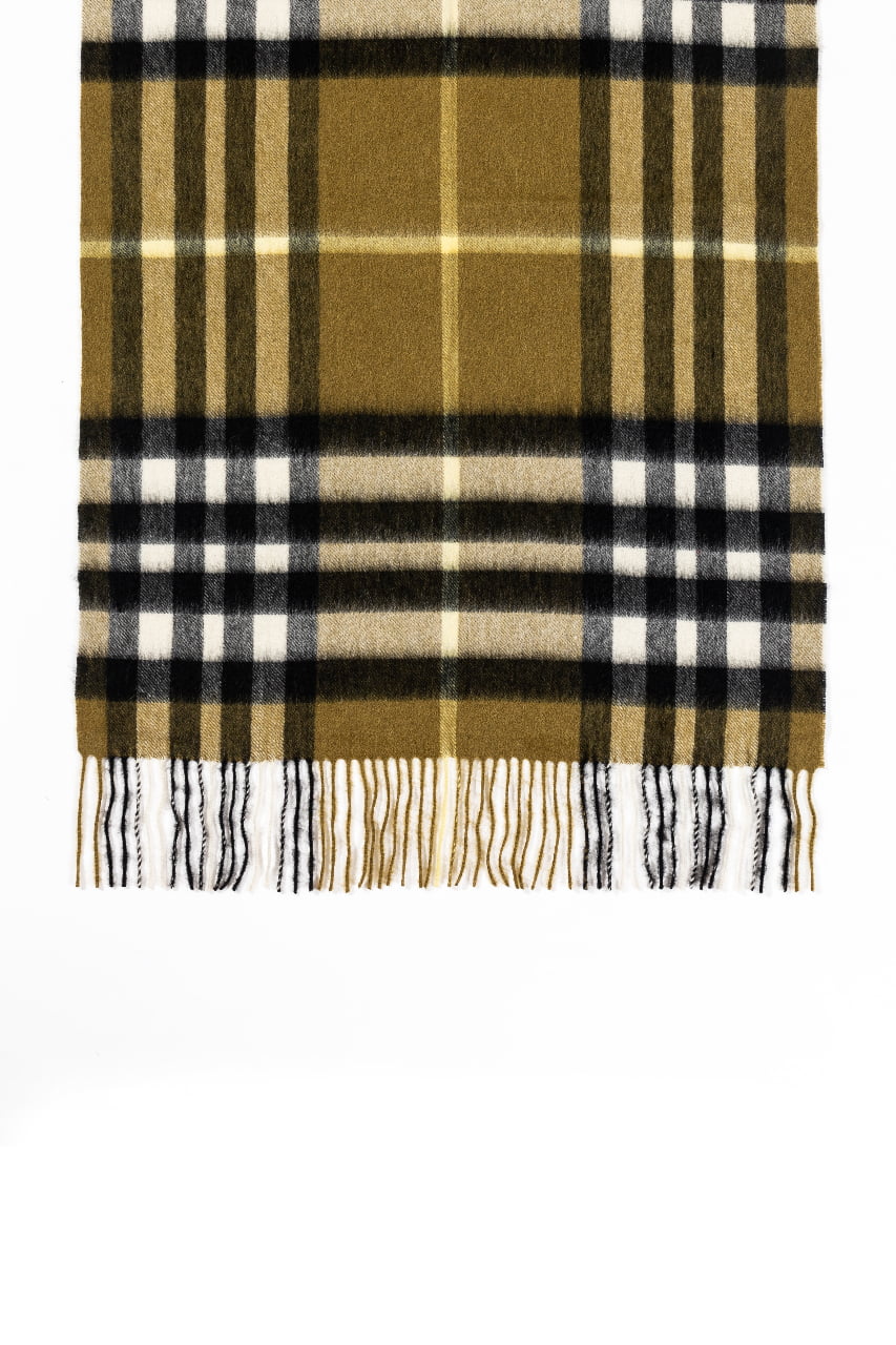 Lucchi Italy Scarf DC Check Oversized Wrap 100% Pure Lambswool