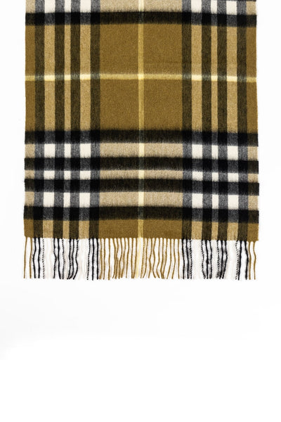 Lucchi Italy Scarf DC Check Oversized Wrap 100% Pure Lambswool