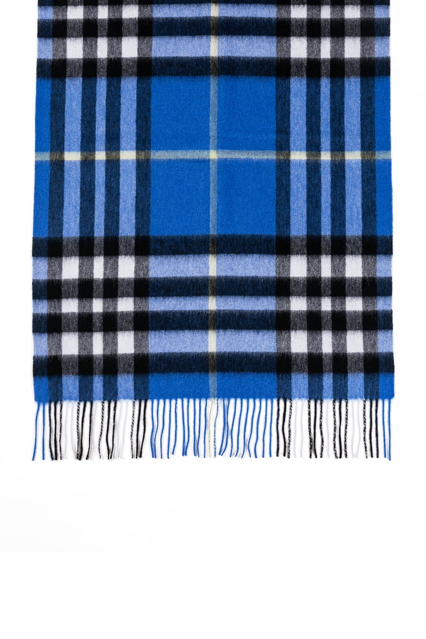 Lucchi Italy Scarf DC Check Oversized Wrap 100% Pure Lambswool