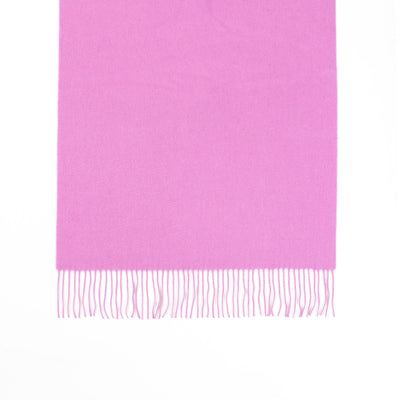 Lucchi Italy Plain Scarf Dark Pink Oversized Wrap 100% Pure Lambswool