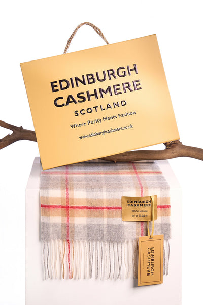 Lucchi Italy Exclusive Iconic Design Tartan Scarf