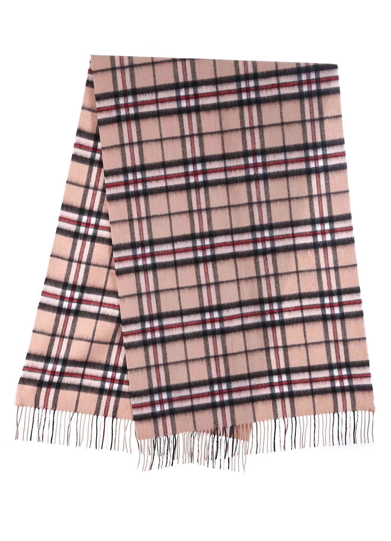 Lucchi Italy Thomson Camel Light Stole 100% Pure Lambswool