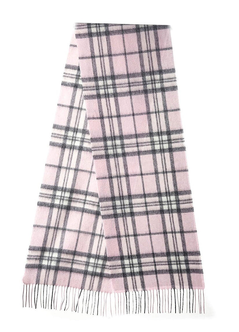 Lucchi Italy 100% Pure Cashmere Scarf Thomson Pink - Small Size