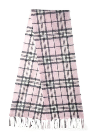 Lucchi Italy 100% Pure Cashmere Scarf Thomson Pink - Big Size