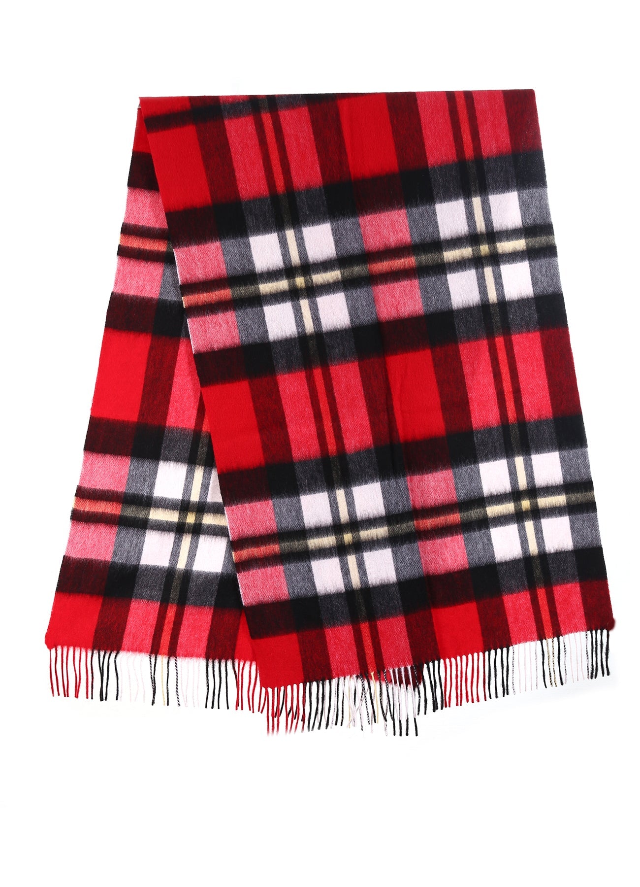 Lucchi Italy DC Red Stole 100% Pure Lambswool