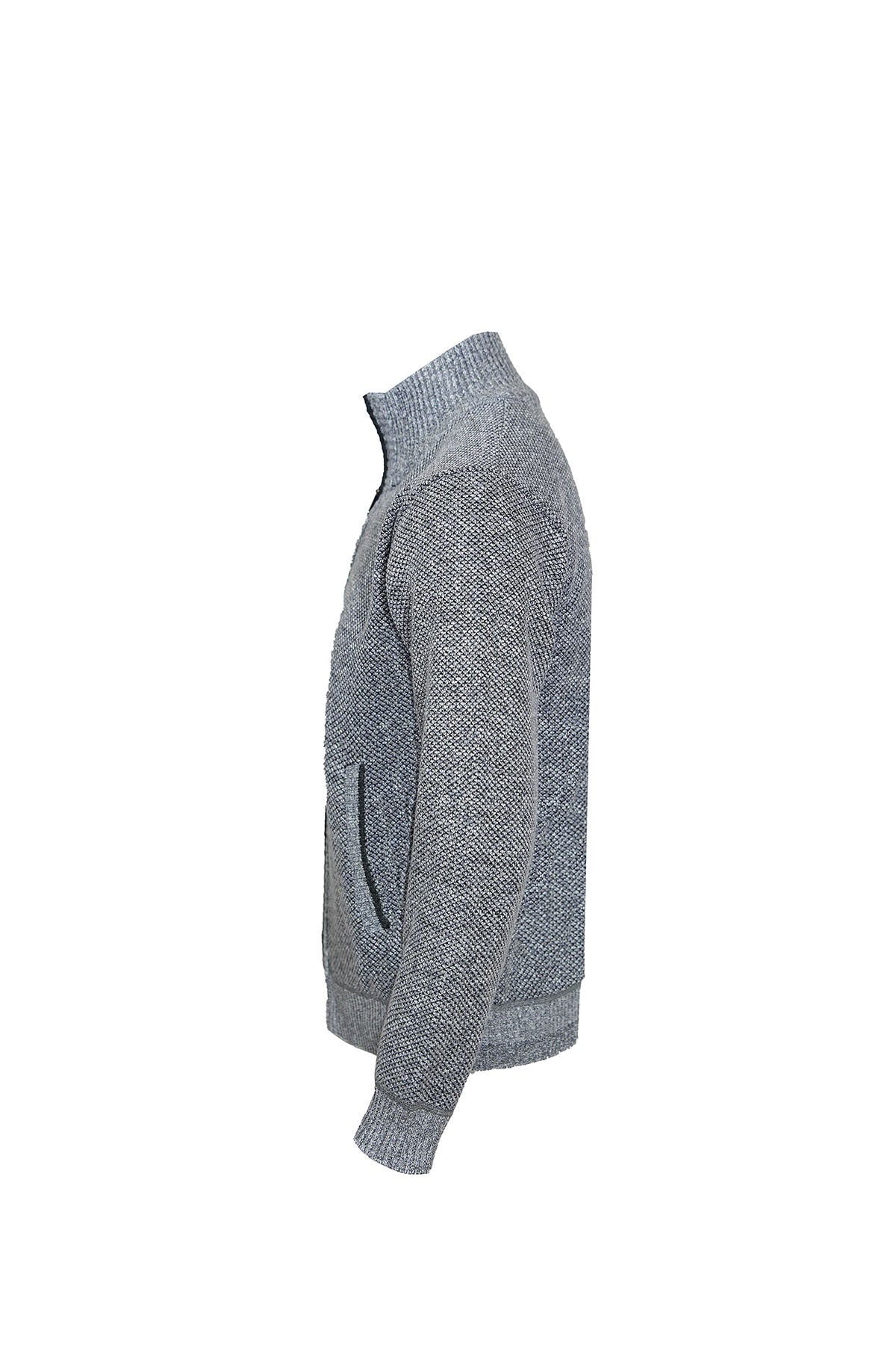 Lucchi Italy Men's Cardigan - Grey