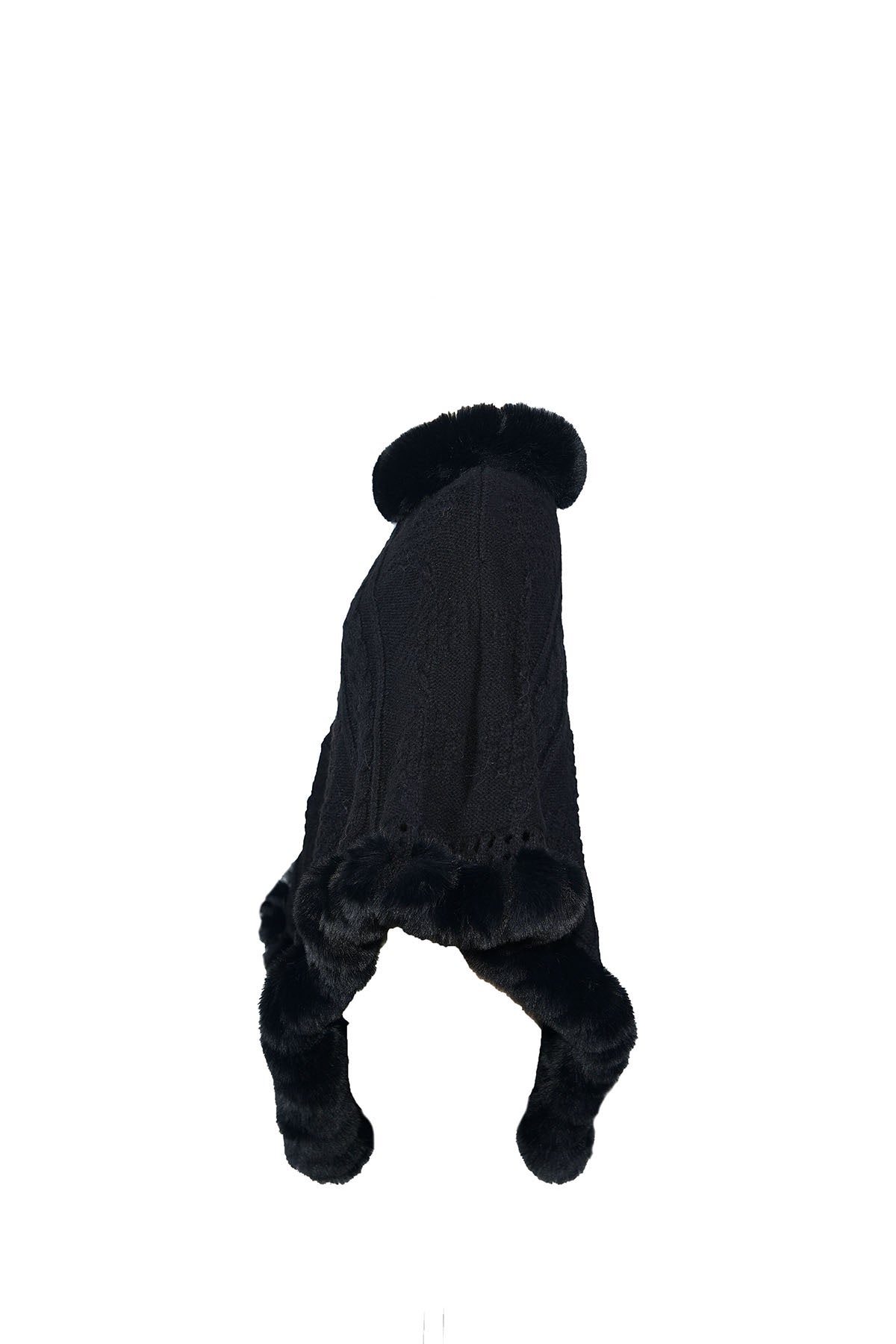 Lucchi Italy Women's Poncho - Black