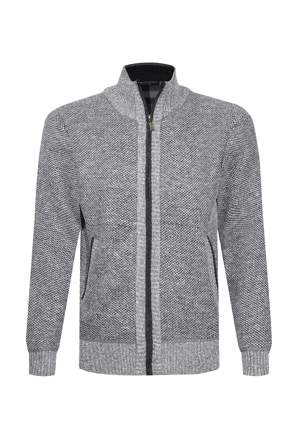 Lucchi Italy Men's Cardigan - Grey