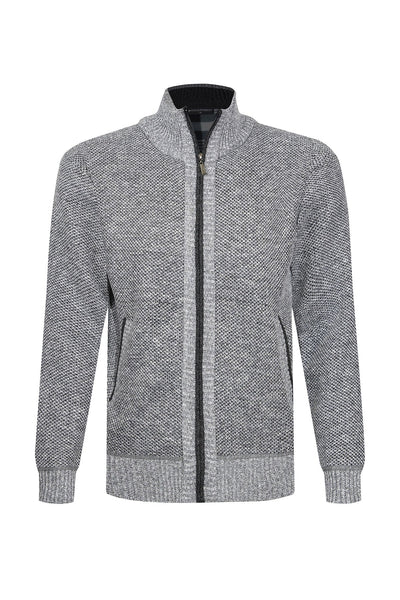 Lucchi Italy Men's Cardigan - Grey