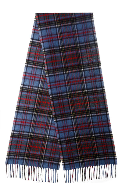 Lucchi Italy 100% Pure Cashmere Scarf Design Anderson Tartan - Big Size
