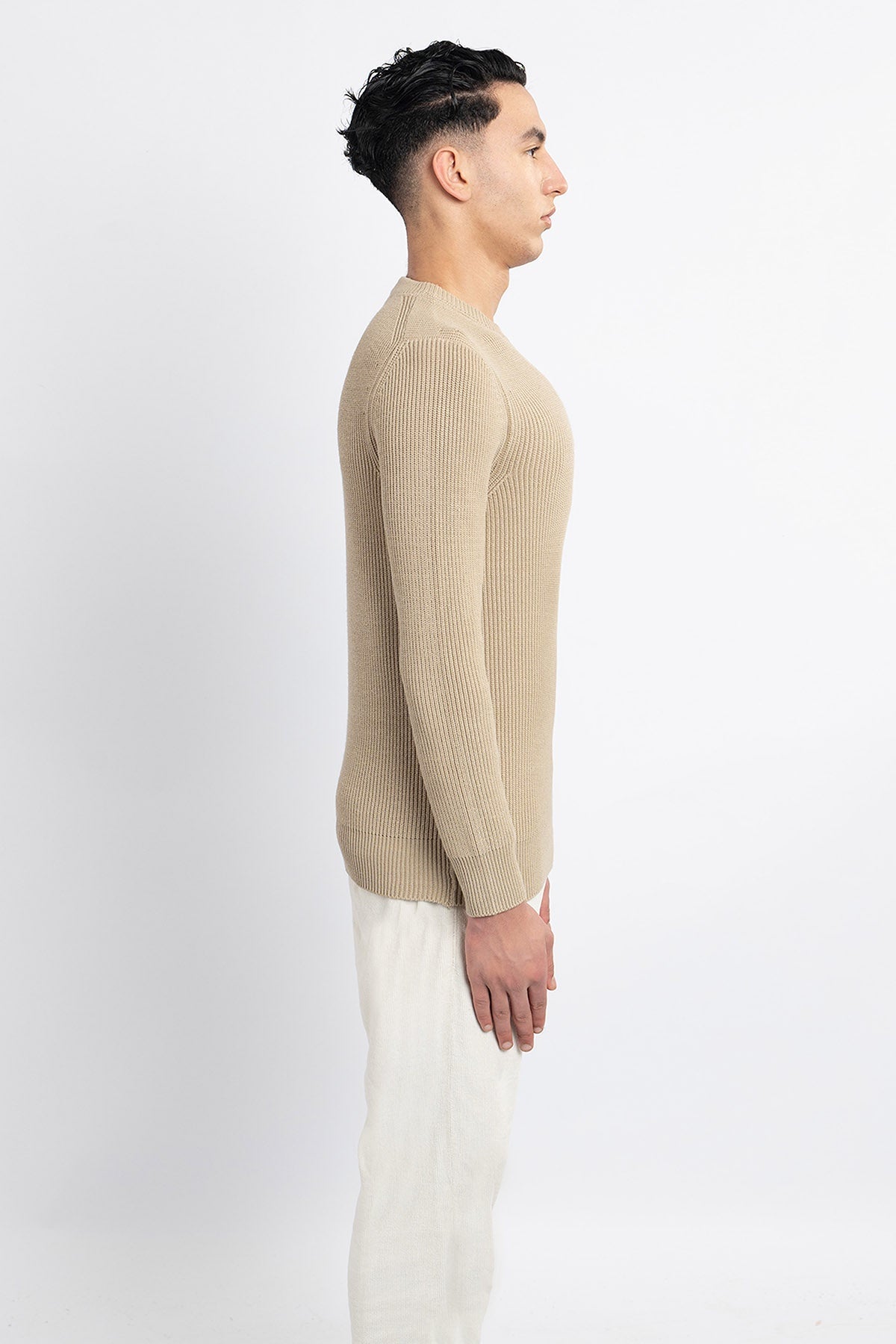 Lucchi Italy Men's Jumper - Beige