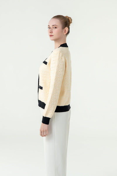 Lucchi Italy Women's Cardigan - Cream