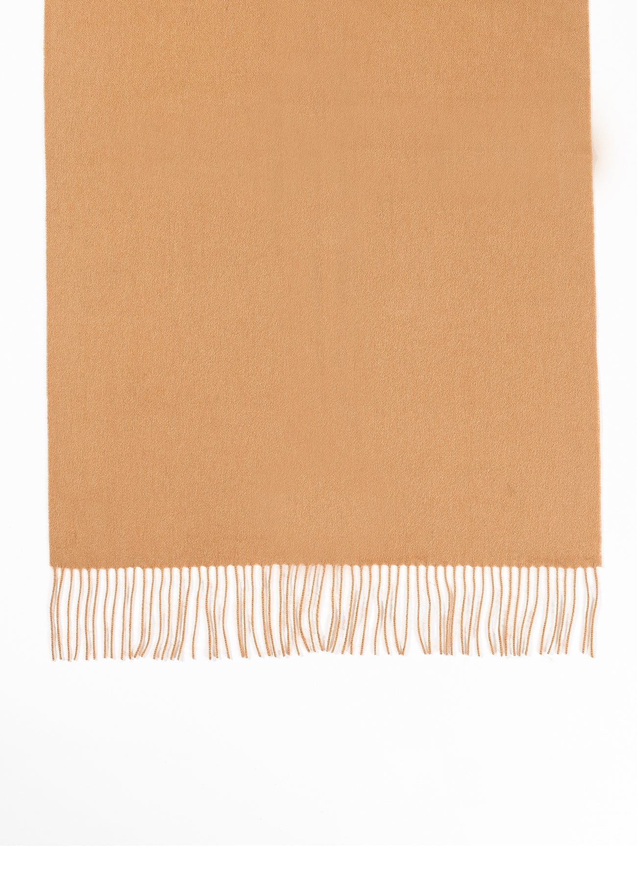 Lucchi Italy Plain Scarf Camel Oversized Wrap 100% Pure Lambswool