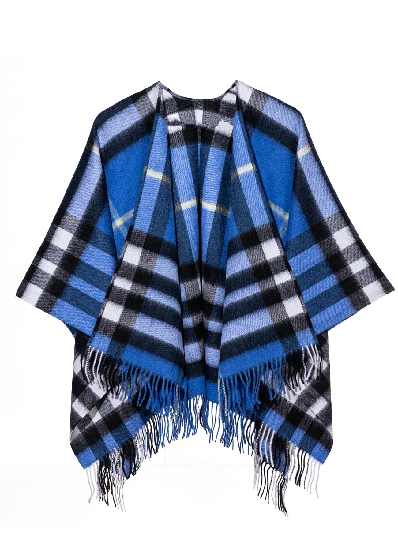 Lucchi Italy Woman's Designer Cape and Poncho DC Check