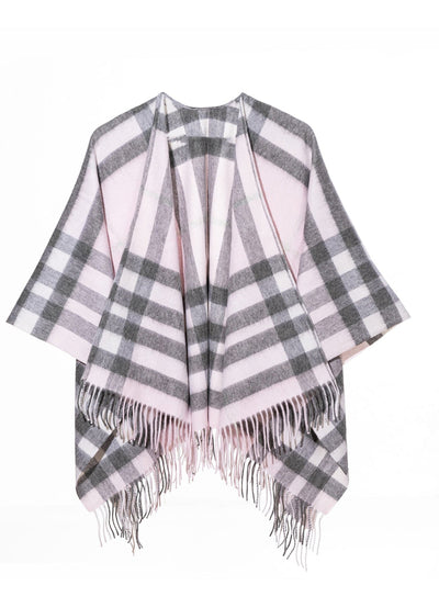 Lucchi Italy Woman's Designer Cape and Poncho DC Check