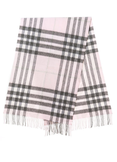 Lucchi Italy Scarf DC Check Oversized Wrap 100% Pure Lambswool