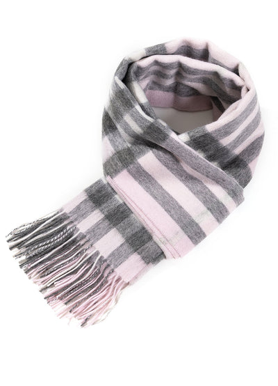 Lucchi Italy Scarf DC Check Oversized Wrap 100% Pure Lambswool