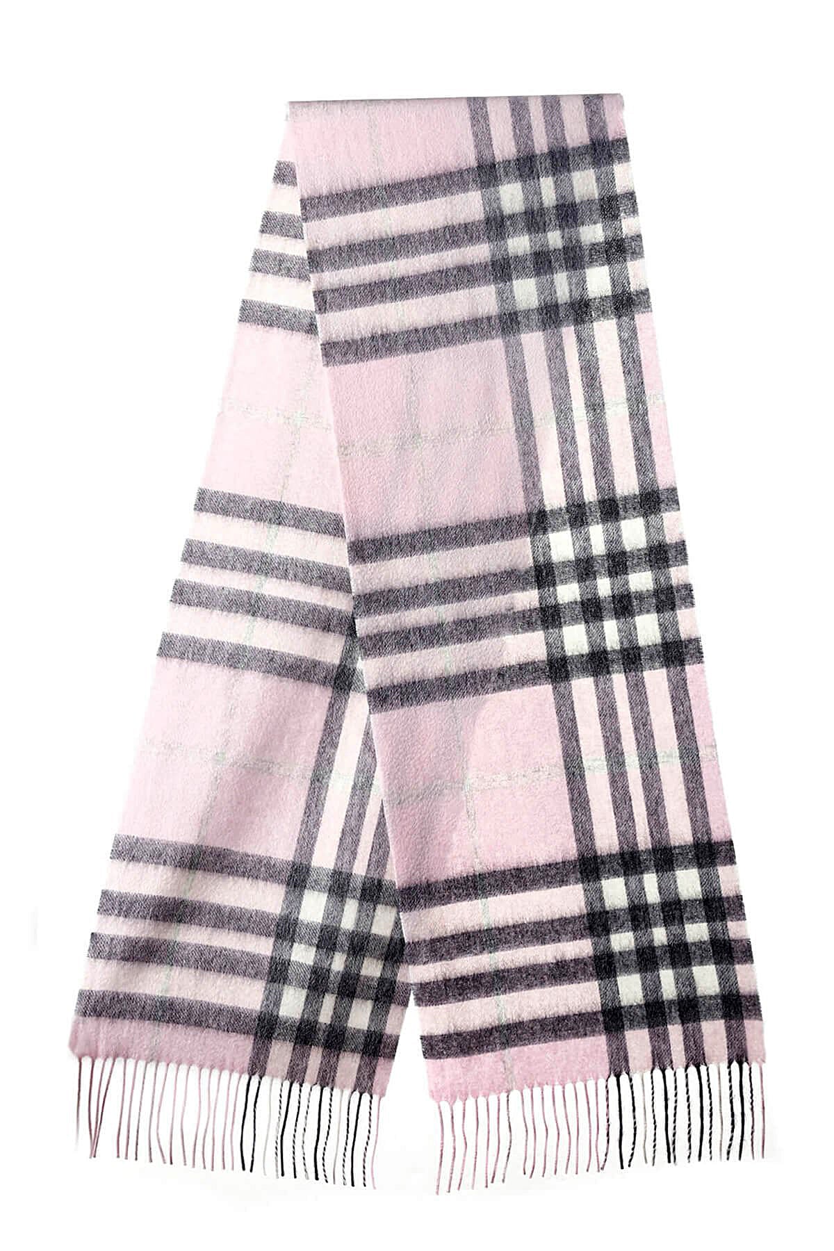 Lucchi Italy Scarf DC Classic Pink Oversized Wrap 100% Pure Lambswool