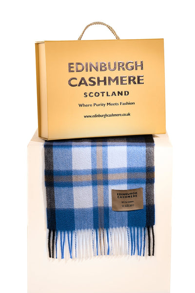DC Scott Cashmere Scarf Blue/Black