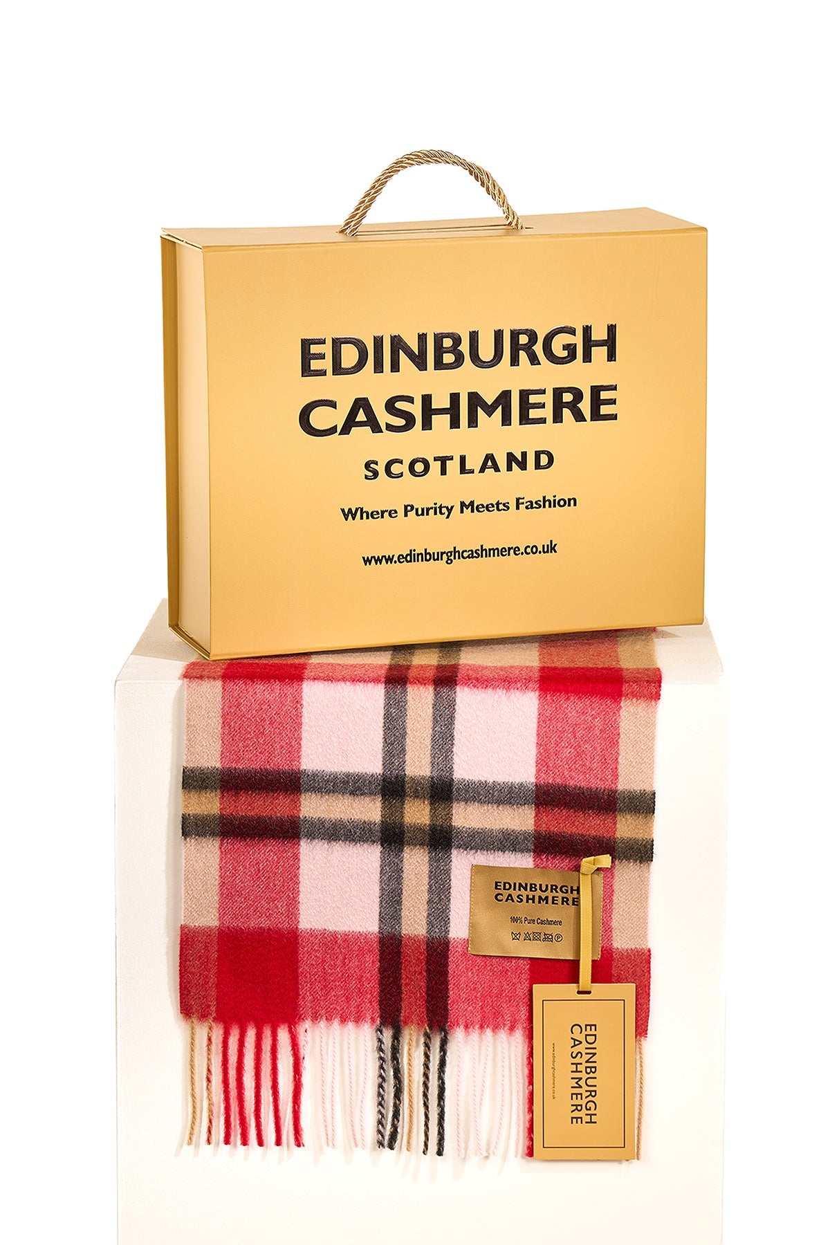 DC Scott Cashmere Scarf Red