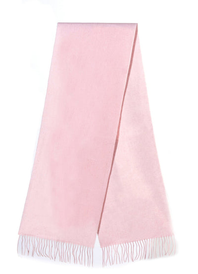 Lucchi Italy Scarf Plain Light Pink 100% Pure Lambswool