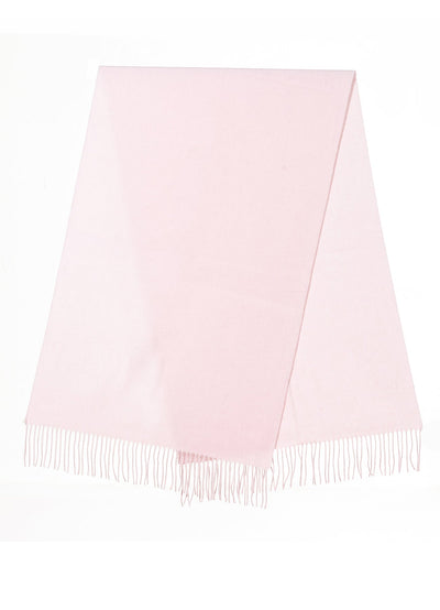 Lucchi Italy Plain Scarf Light Pink Oversized Wrap 100% Pure Lambswool