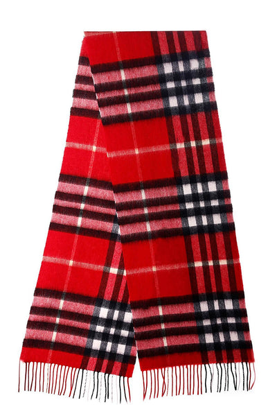 Lucchi Italy Cashmere Designer Scarf Iconic DC Classic