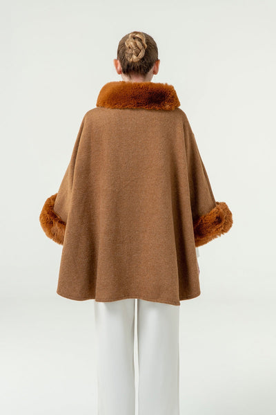 Lucchi Italy Women's Cape - Brown