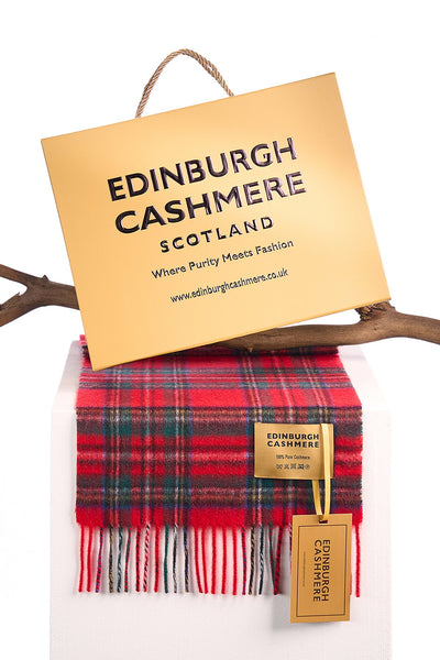 100% Pure Children's Cashmere Royal Stewart Scarf