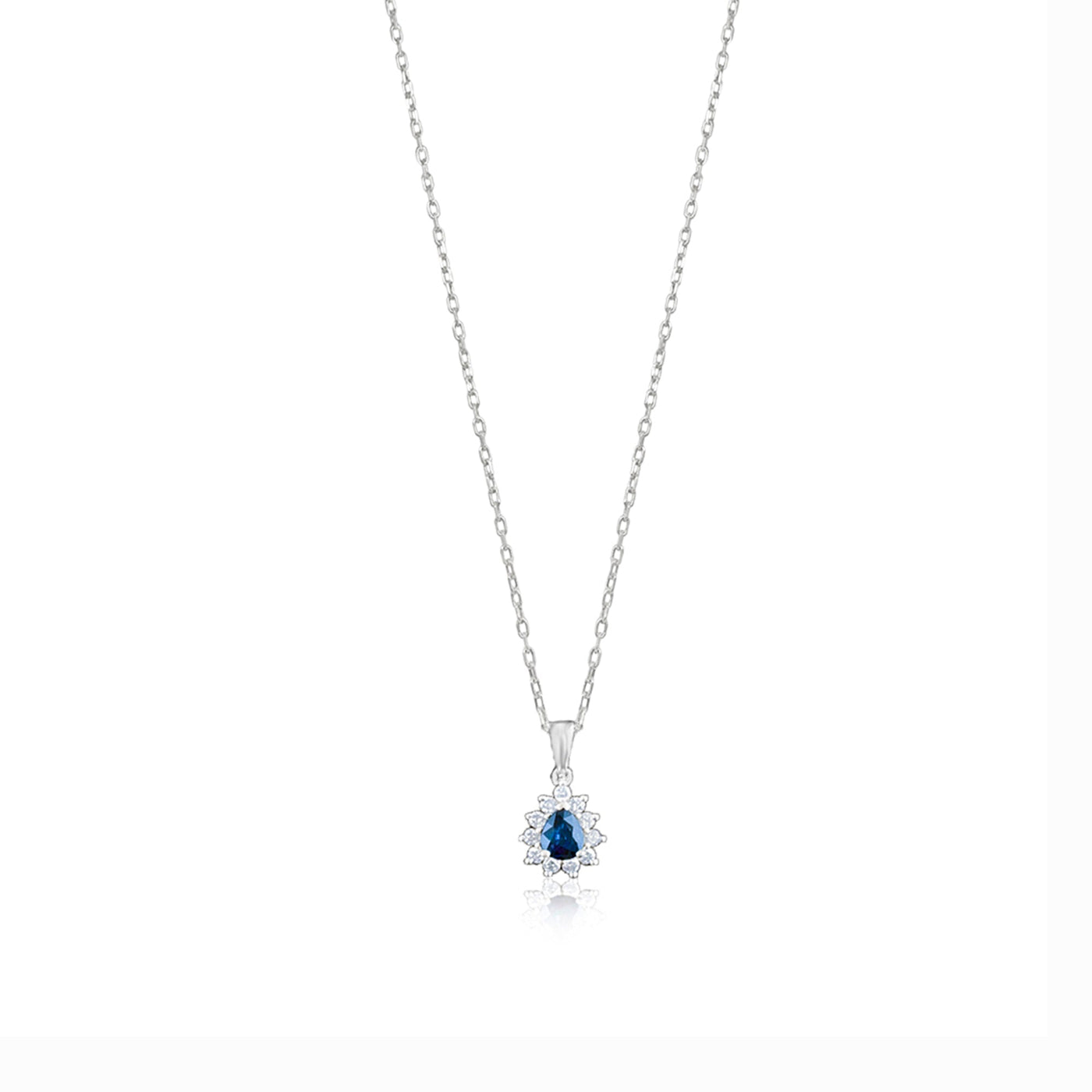 Lucchi Italy 18k White Gold with Diamond - Pendant Style 6