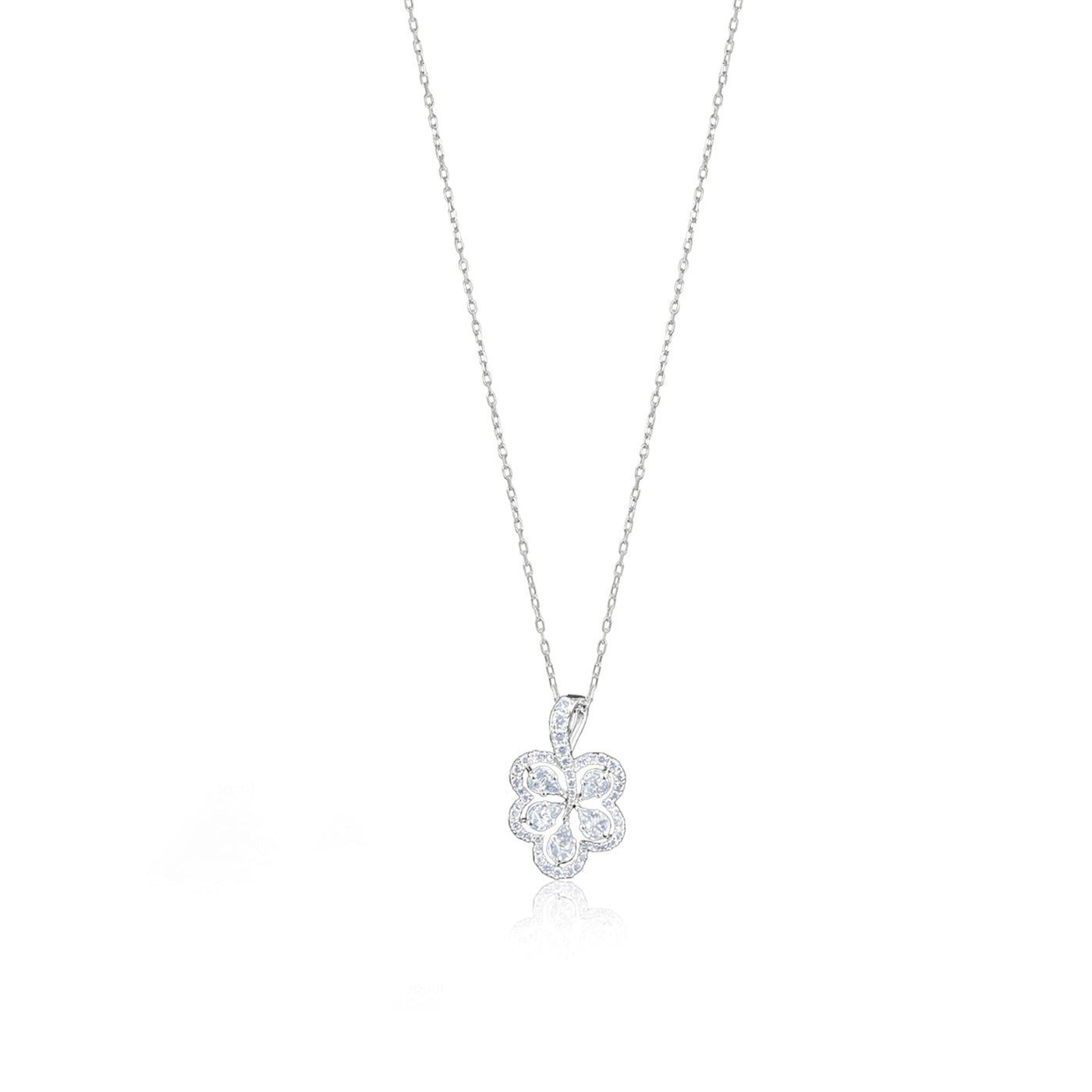 Lucchi Italy 18k White Gold with Diamond - Pendant Style 7