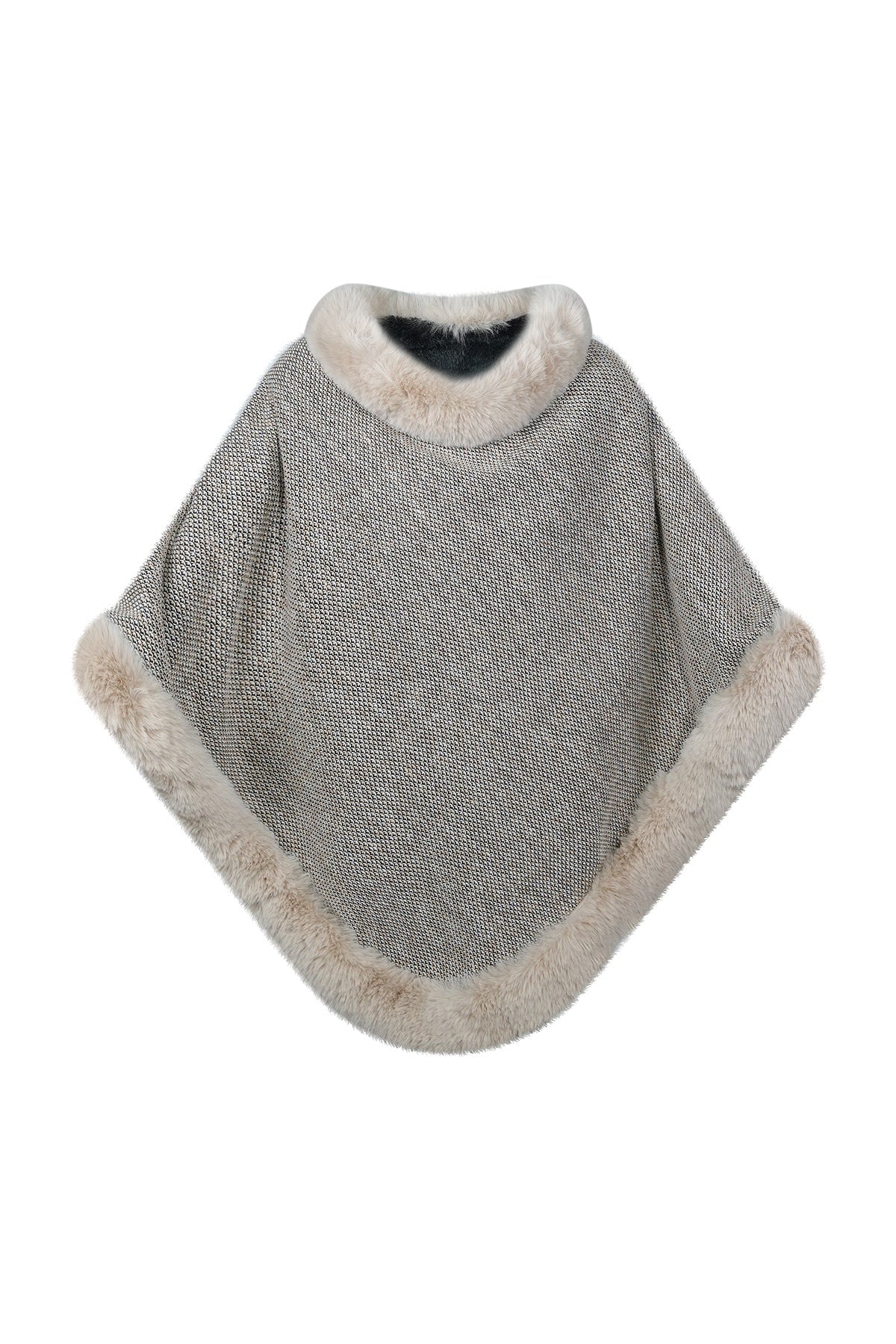 Lucchi Italy Women's Poncho - Grey