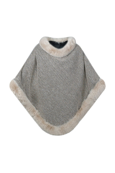 Lucchi Italy Women's Poncho - Grey