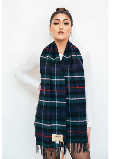 Lucchi Italy Mackenzie Scarf - Made in Scotland 100% Pure Lambswool