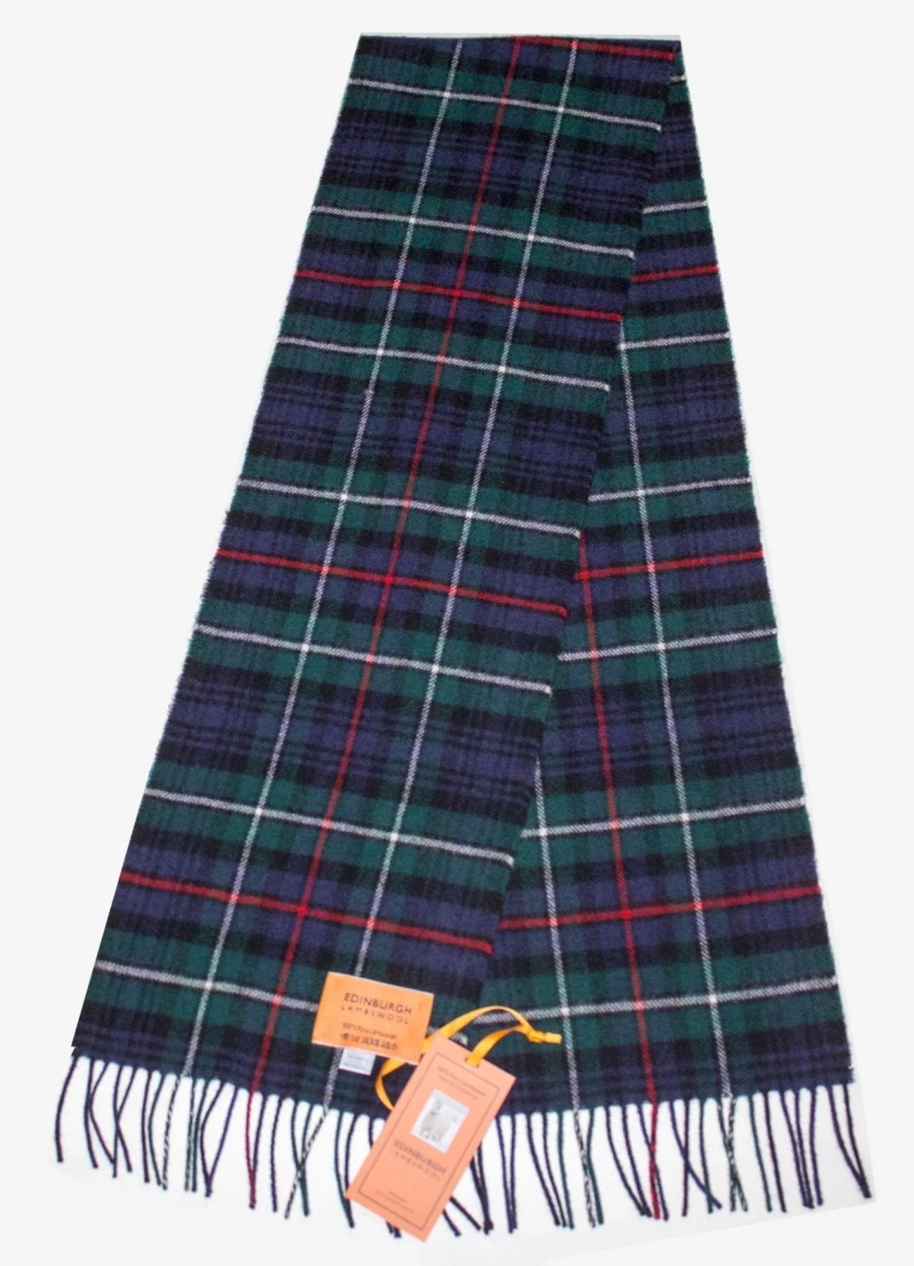 Lucchi Italy Mackenzie Scarf - Made in Scotland 100% Pure Lambswool