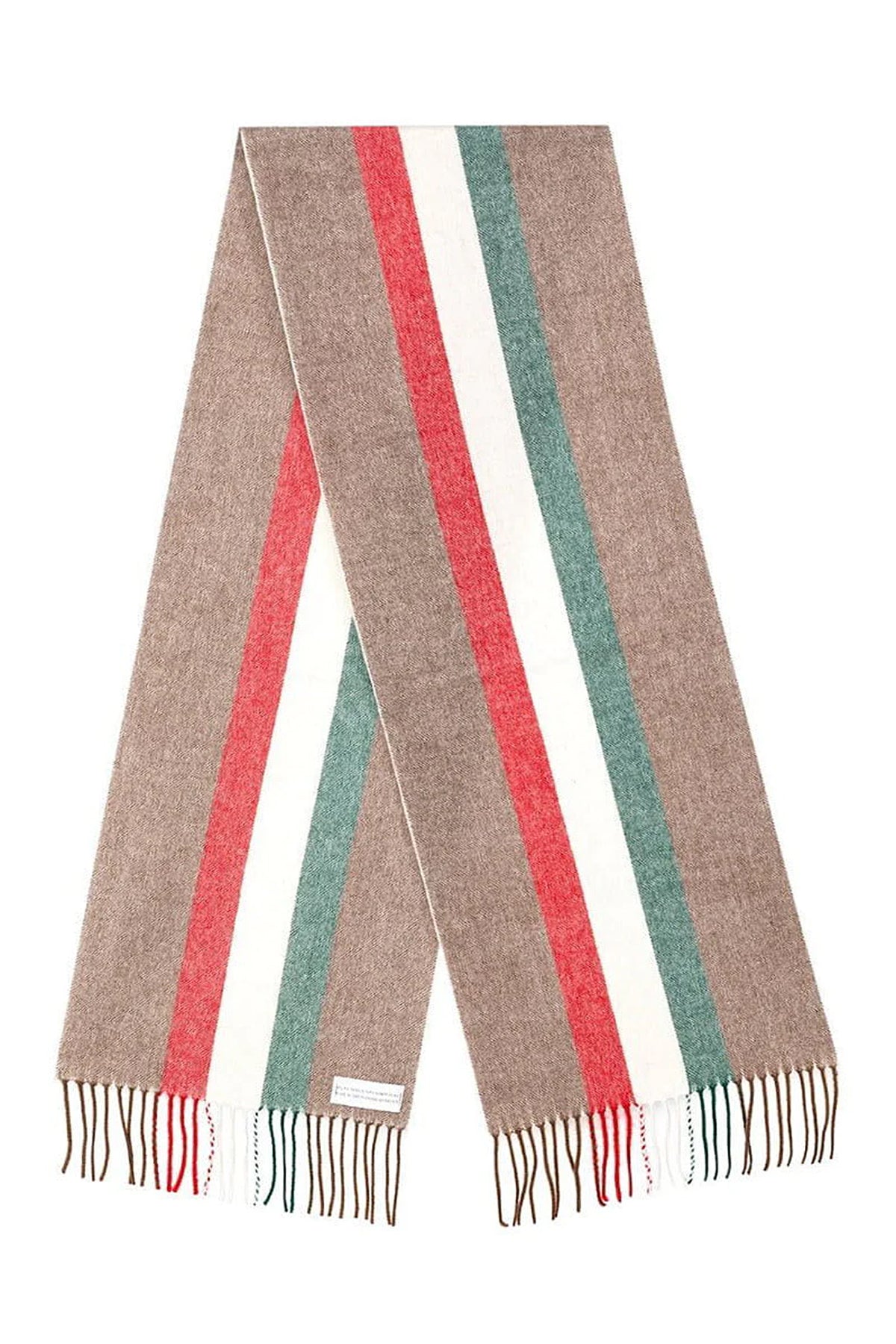 Lucchi Italy er Scarf Milano Beige scarf 100% Pure Lambs wool