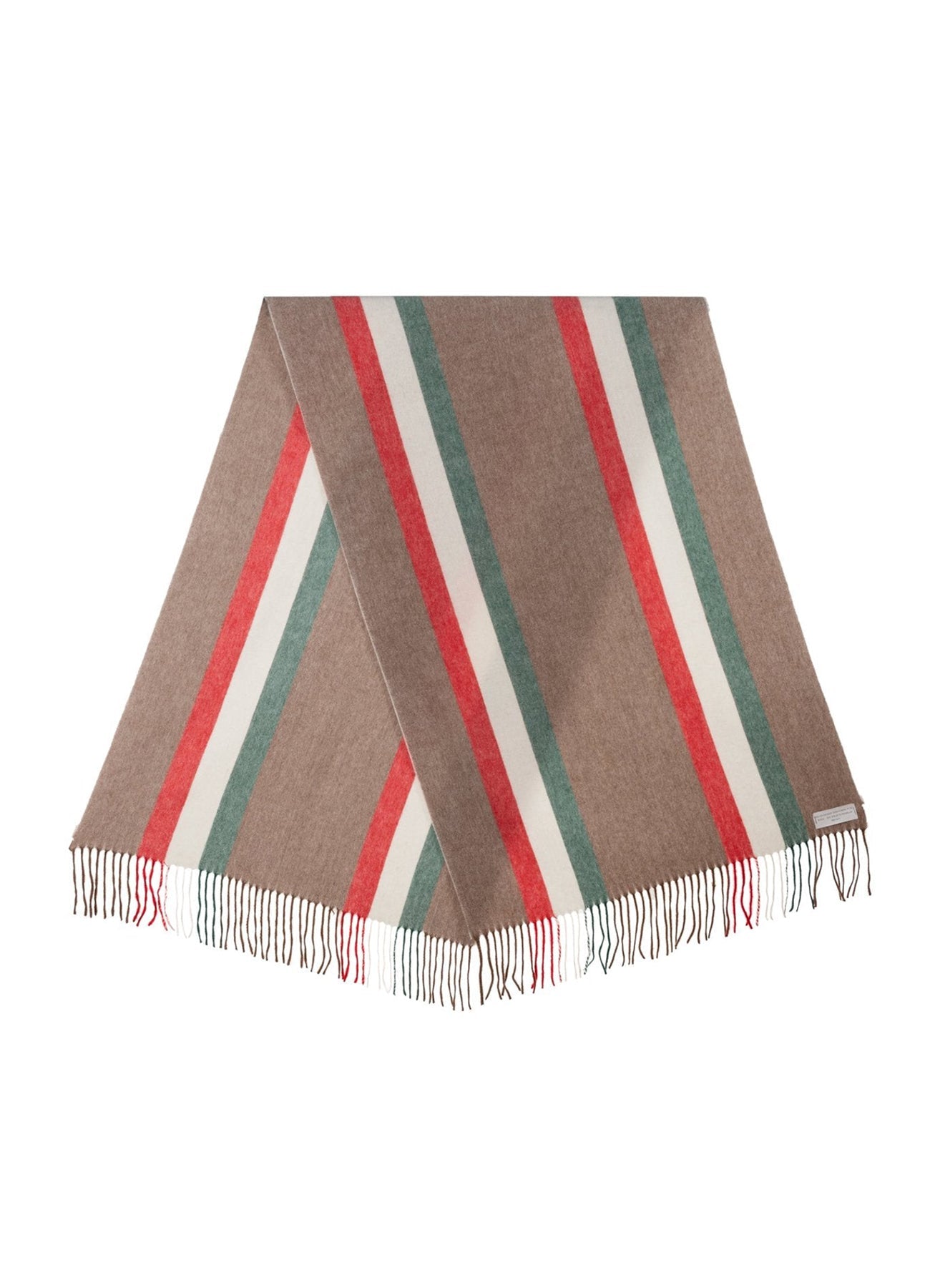Lucchi Italy Milano Beige Stole 100% Pure Lambswool