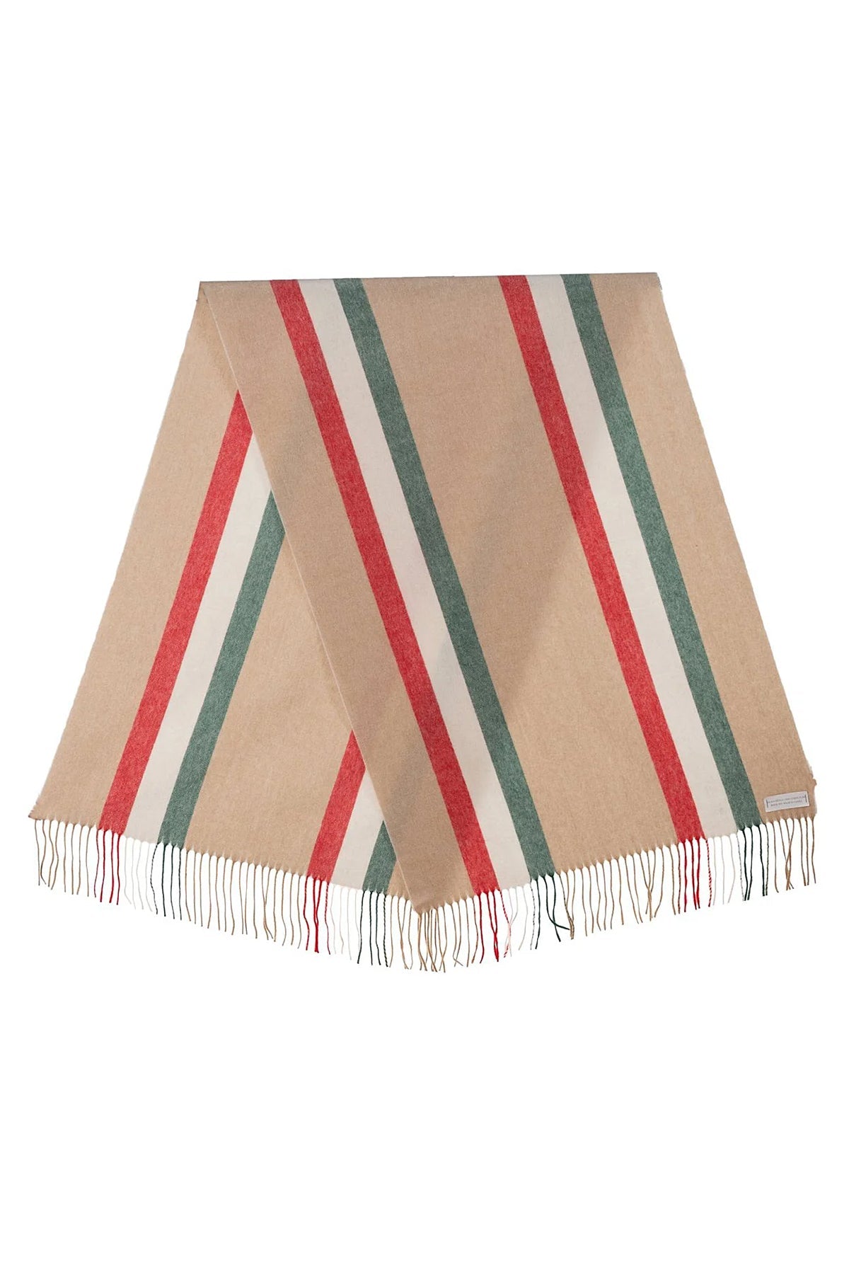 Lucchi Italy Milano Cream Stole 100% Pure Lambswool