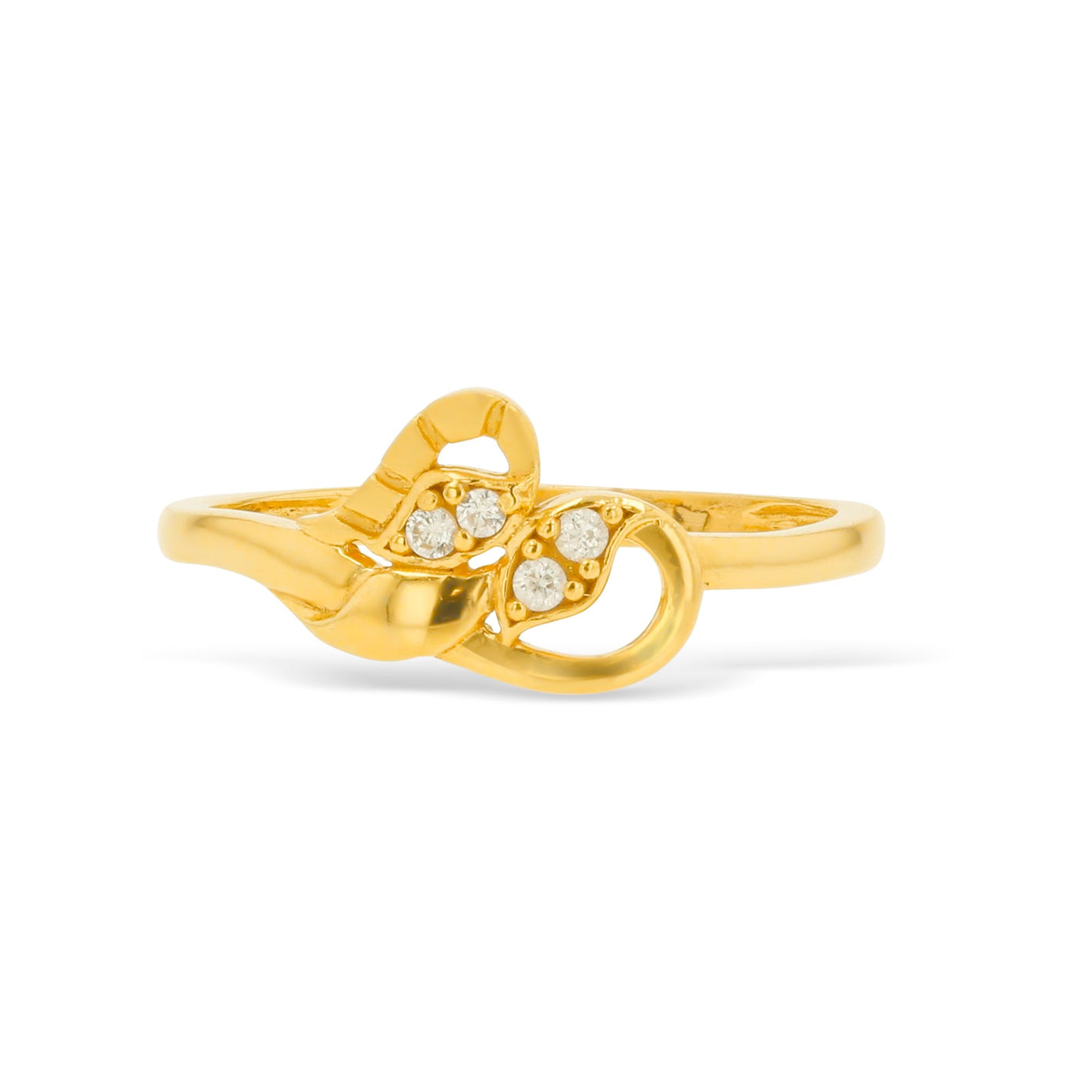 Lucchi Italy 22k Yellow Gold with Stone - Ring Style 72