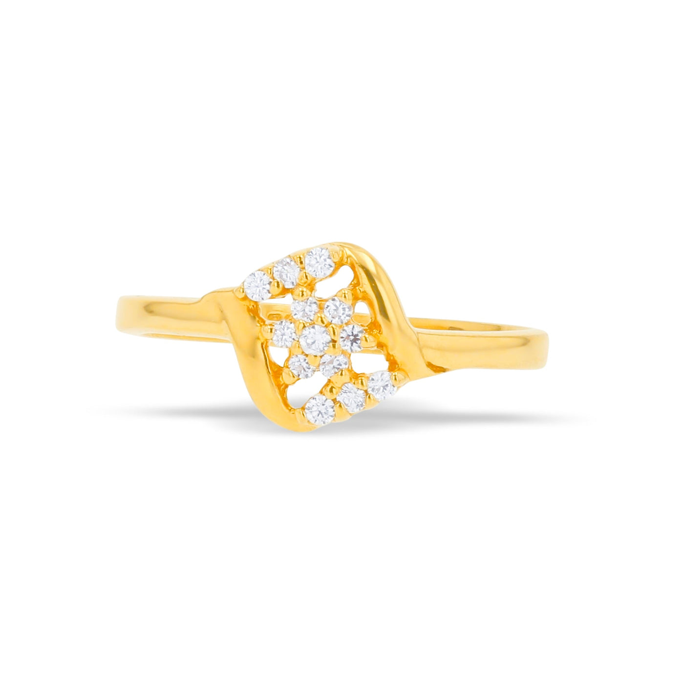 Lucchi Italy 22k Yellow Gold with Stone - Ring Style 83