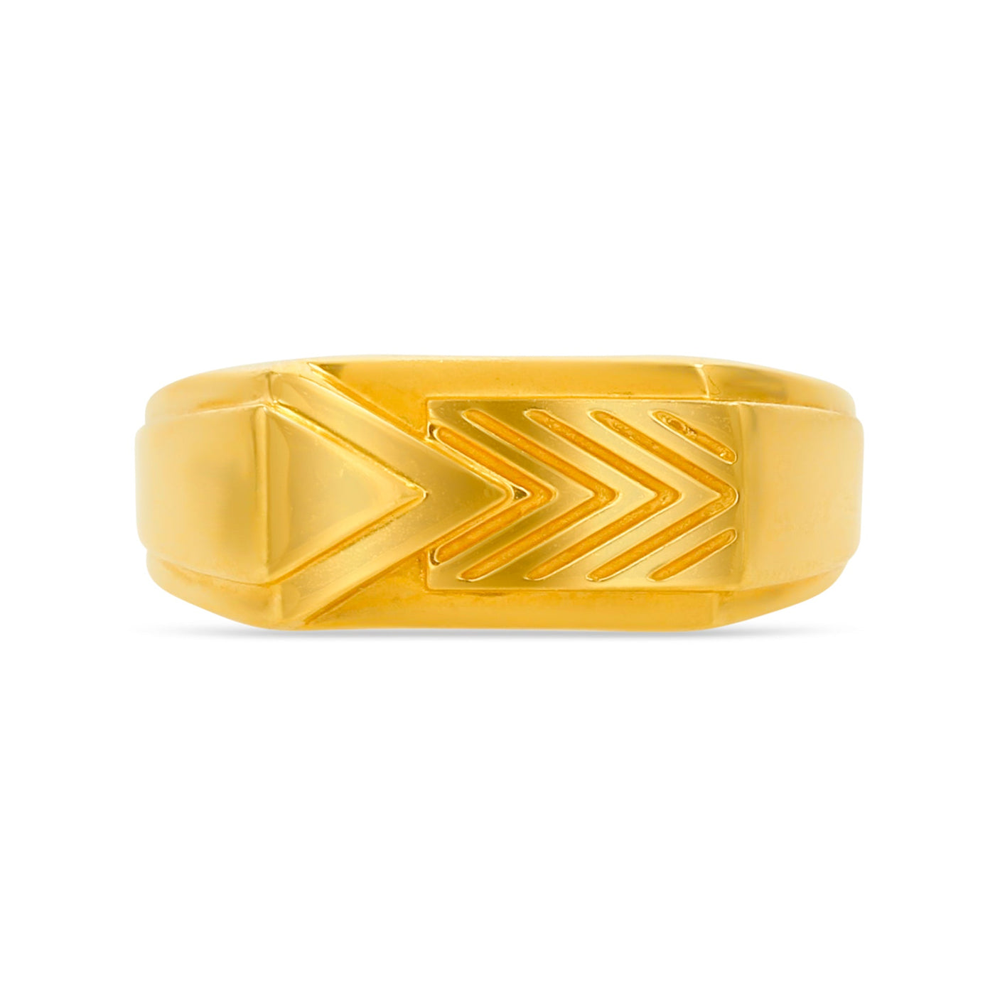 Lucchi Italy 22k Yellow Gold - Ring Style 62 (Men's Ring)