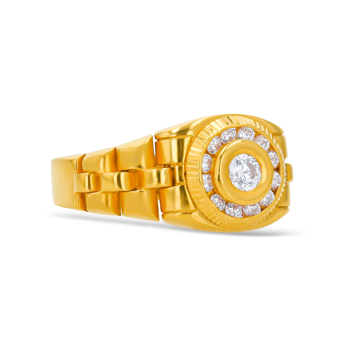 Lucchi Italy 22k Yellow Gold - Ring Style 64 (Men's Ring)