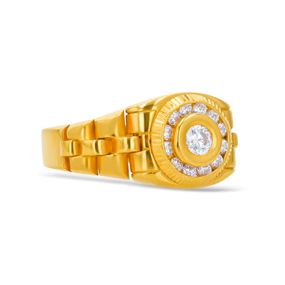 Lucchi Italy 22k Yellow Gold - Ring Style 64 (Men's Ring)