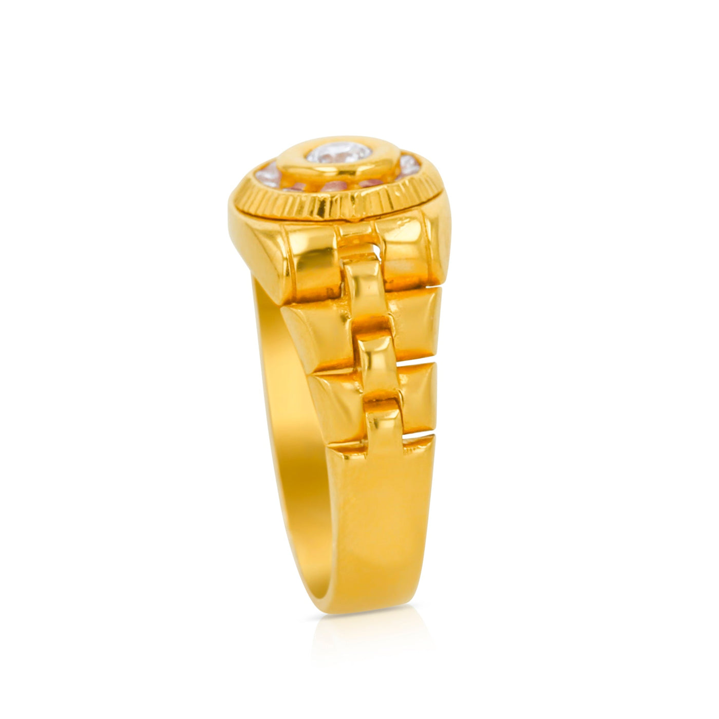 Lucchi Italy 22k Yellow Gold - Ring Style 64 (Men's Ring)