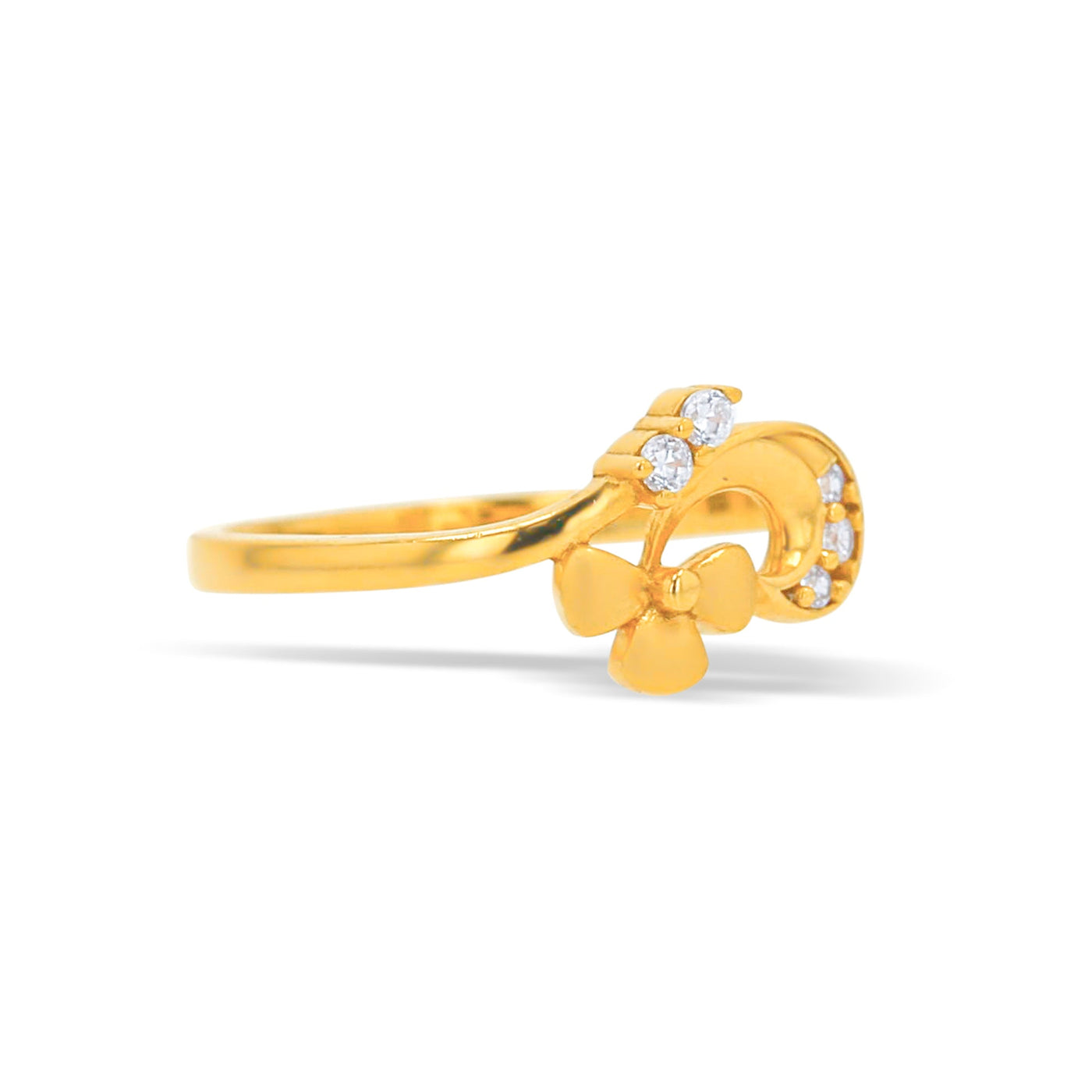 Lucchi Italy 22k Yellow Gold with Stone - Ring Style 79