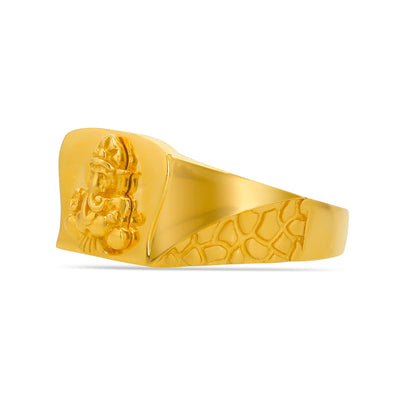 Lucchi Italy 22k Yellow Gold - Ring Style 65 (Men's Ring)