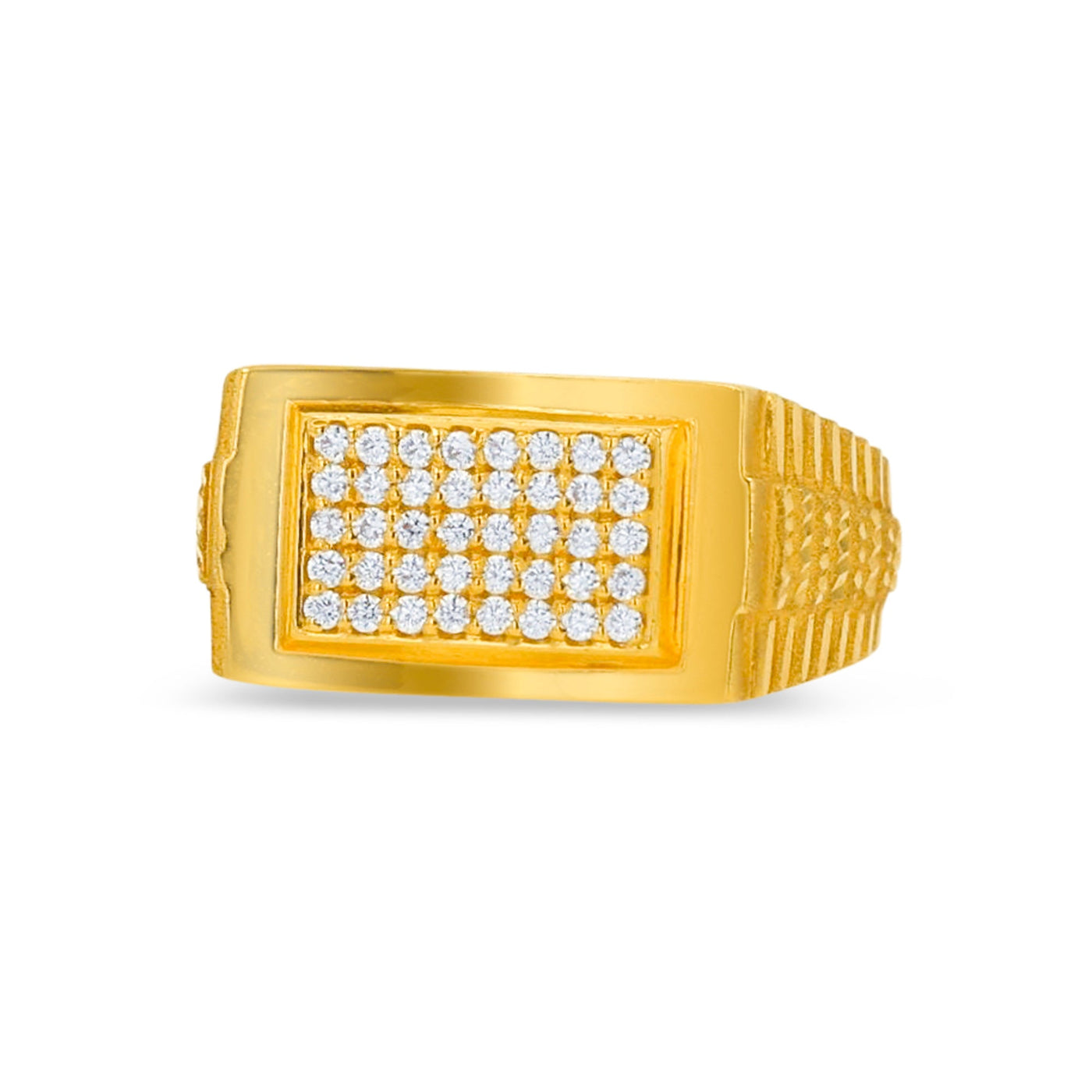 Lucchi Italy 22k Yellow Gold - Ring Style 66 (Men's Ring)