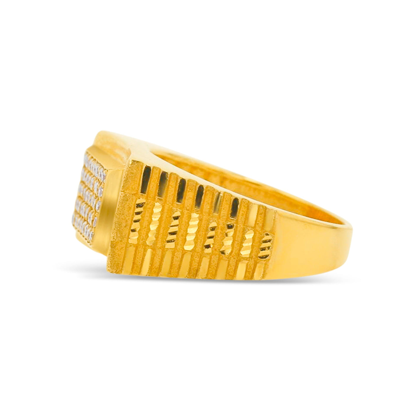 Lucchi Italy 22k Yellow Gold - Ring Style 66 (Men's Ring)