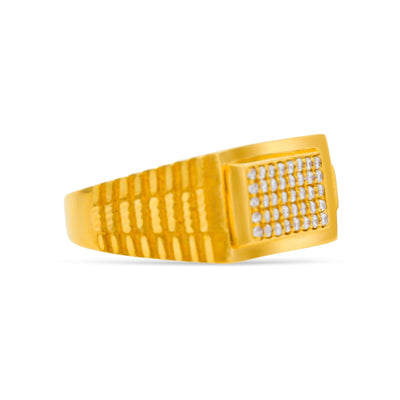 Lucchi Italy 22k Yellow Gold - Ring Style 66 (Men's Ring)